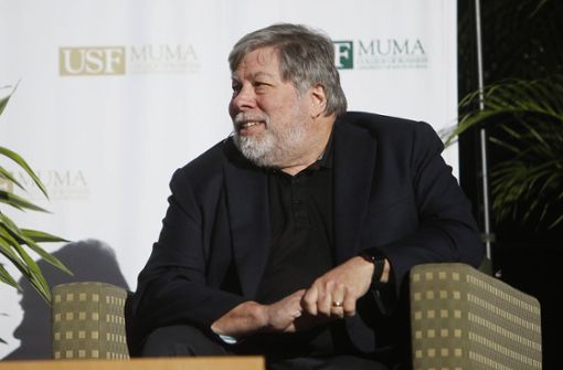 Ingenieur und Mitbegründer von Apple Steve Wozniak  hat den Apple I Computer in den 70er Jahren entwickelt. (Archivbild) Foto: imago images/ZUMA Press/Octavio Jones