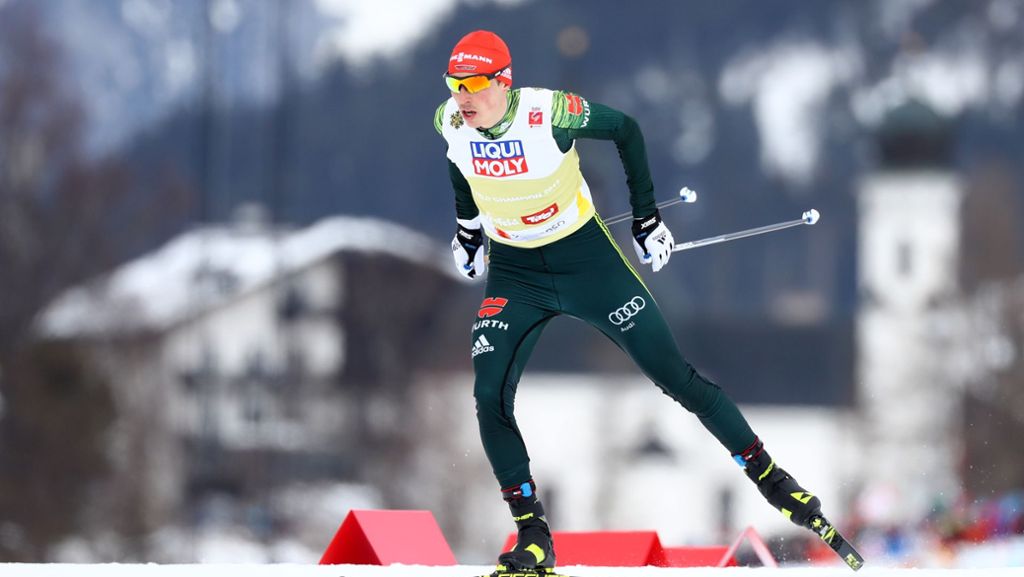  Die Kombinierer Eric Frenzel und Fabian Rießle haben bei der Nordischen Ski-WM in Seefeld Gold im Teamsprint gewonnen. 