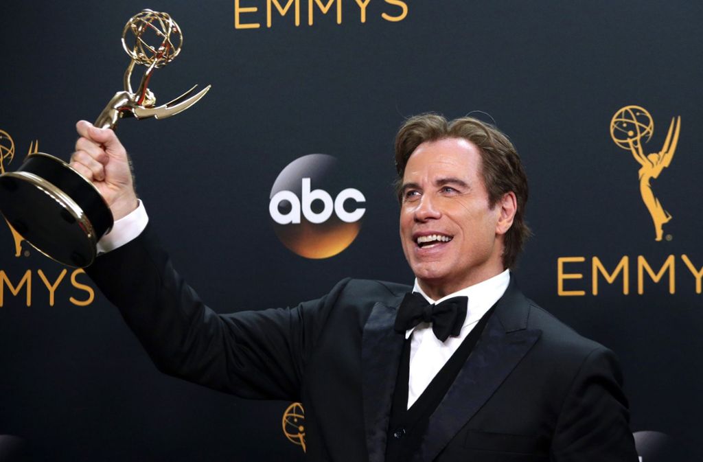 2016: Mit Tolle bei den Emmy Awards in Los Angeles.