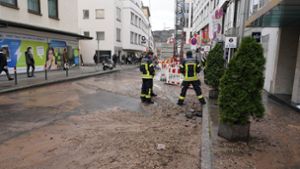 Wasserrohrbruch sorgt für Sperrung der Sophienstraße