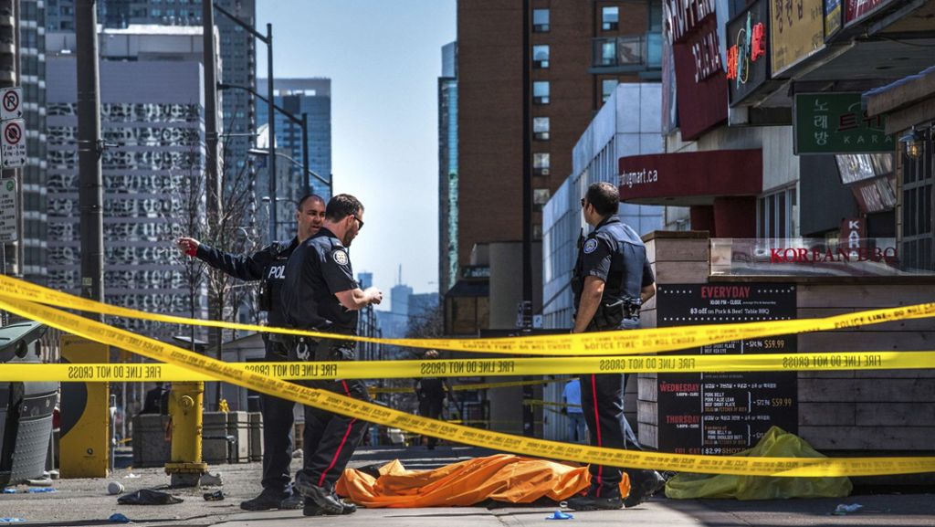Todesfahrt von Toronto: Zehn Tote bei mutmaßlicher Lieferwagen-Attacke
