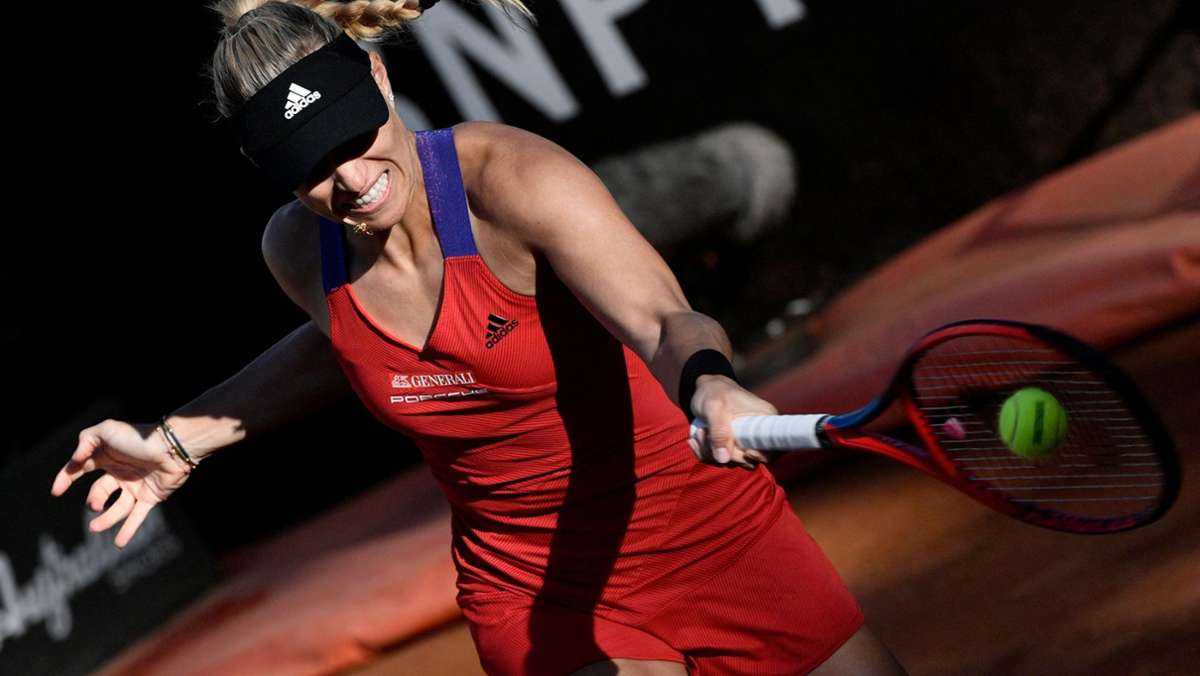 WTA-Turnier in Rom: Angelique Kerber scheidet im Achtelfinale aus