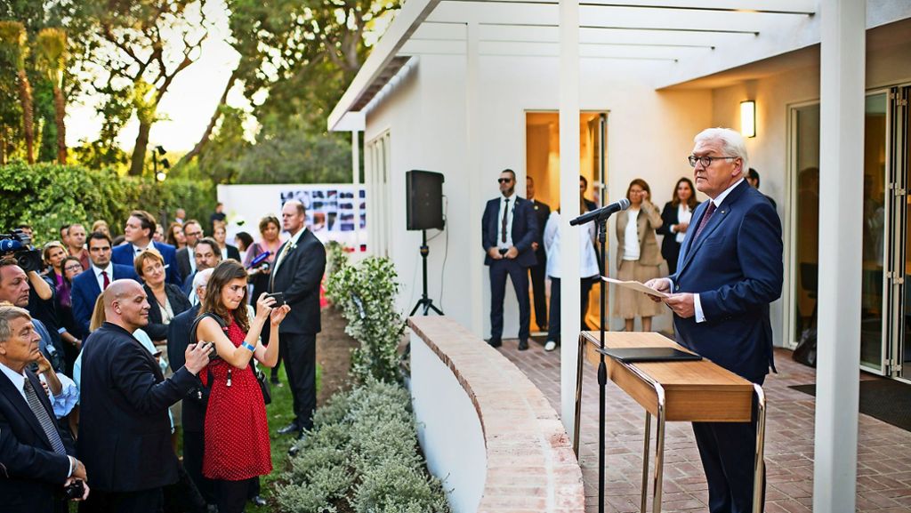 Bundespräsident eröffnet Begegnungszentrum in Los Angeles: Thomas Mann und eine neue Art der Transatlantikbrücke