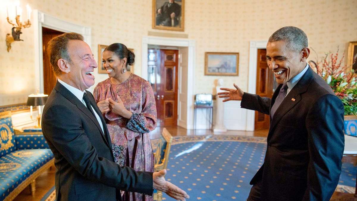 Obama und  Springsteen im Podcast: Wer ist  hier der Boss?