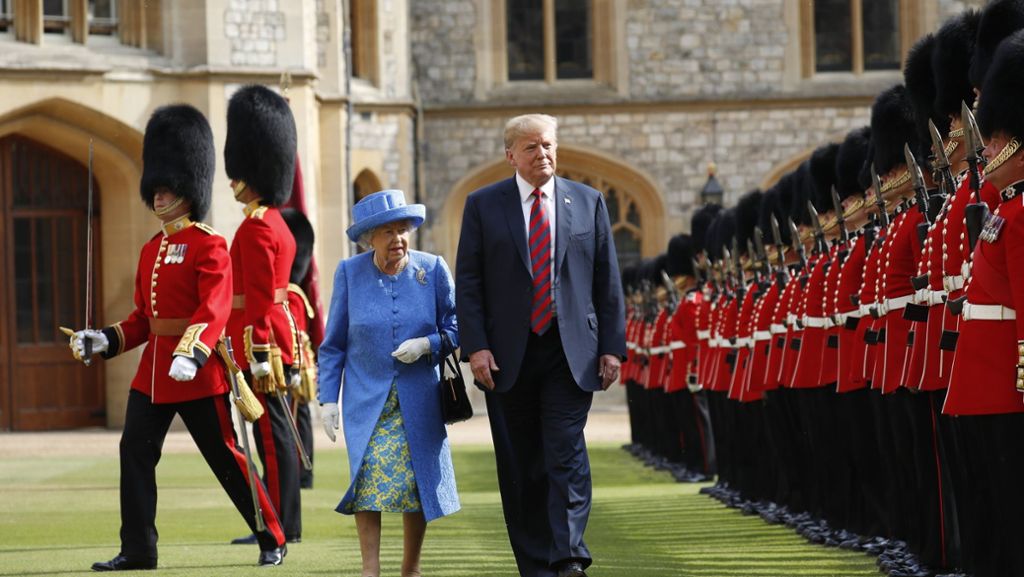 Donald Trump: US-Präsident trifft Queen Elizabeth II. auf Schloss Windsor