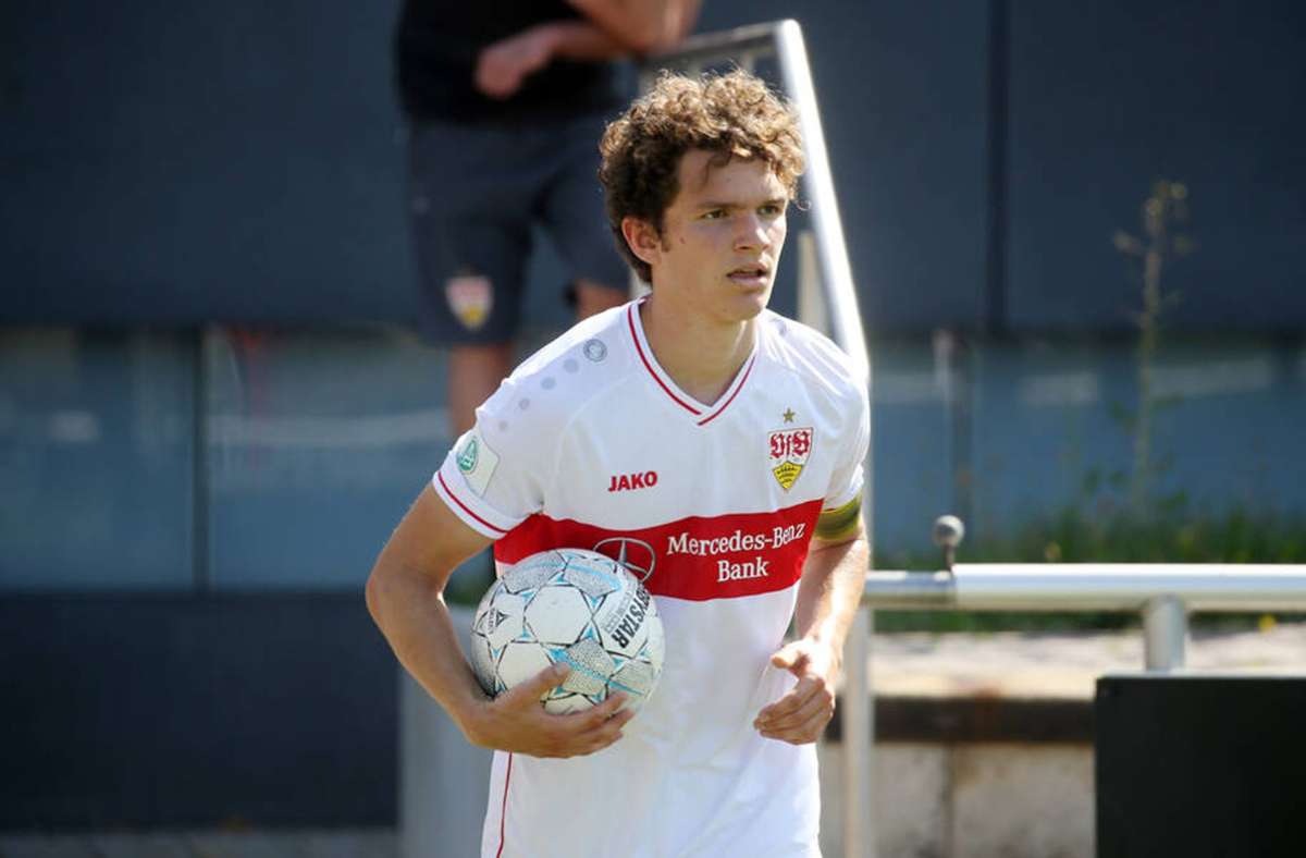 Jordan Meyer ist ein Original Cannstatter Junge – und strebt eine Profikarriere beim VfB an.