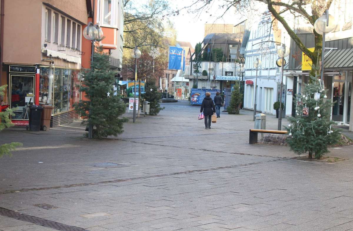 Die Straßen in Plochingen sind beinahe menschenleer.