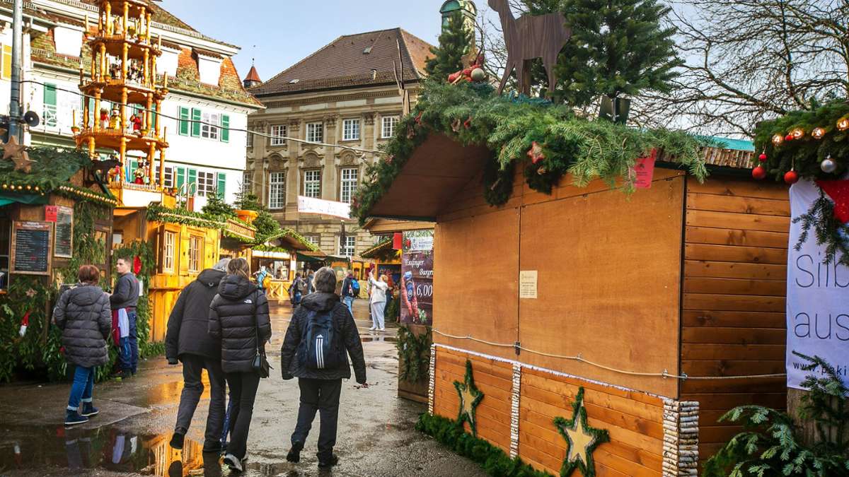 Esslinger Weihnachtsmarkt: Personalmangel und Co. machen Stadt und Marktbeschickern zu schaffen