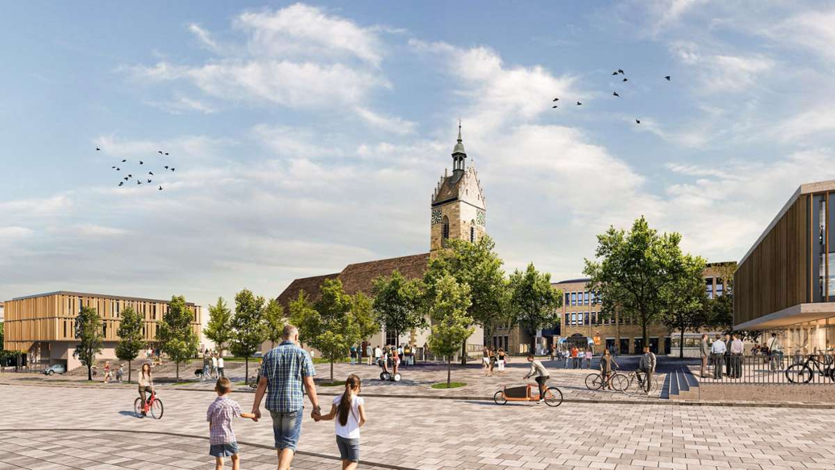 Verlegung der  Stadtbahnhaltestelle: Wie sieht künftig Fellbachs Zentrum aus?