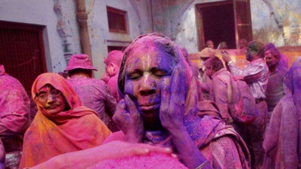 Holi-Fest in Indien: Mit kräftig Farbe in den Frühling