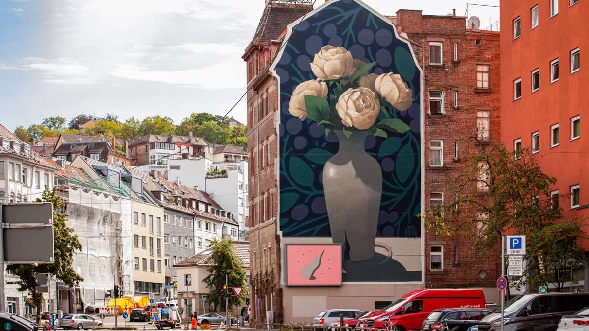 Urban Art  in Stuttgart: Fünf Kunstwerke an Häuserfassaden sind fertig