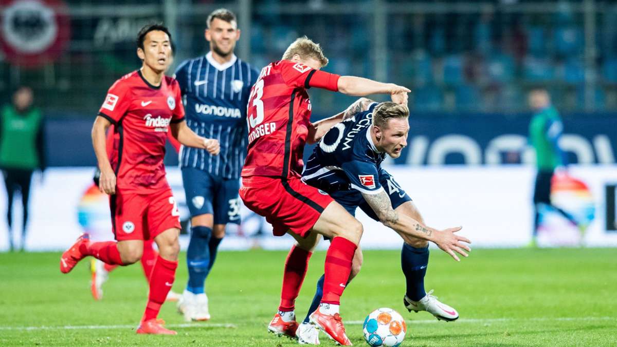 Fußballbundesliga: Frankfurt von Bochum bei 0:2 überrumpelt