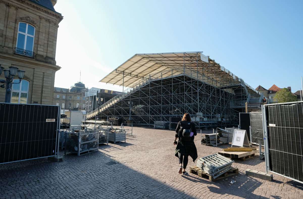 Die Konzerte auf dem Schlossplatz starten am Mittwoch mit Liam Gallagher.