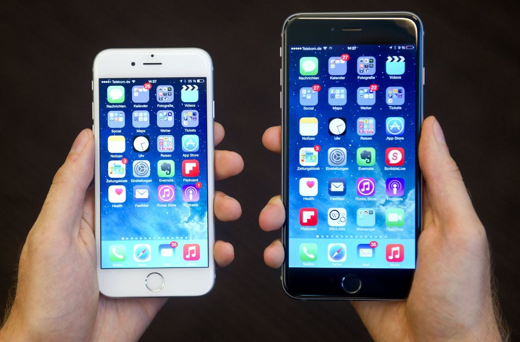 Das iPhone 6 und iPhone 6 Plus waren ab dem 19. September 2014 in den Läden erhältlich.