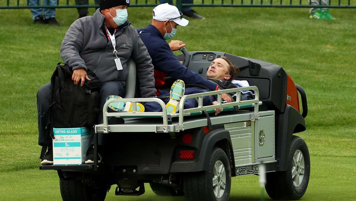  Es sollte eine launige Veranstaltung vor dem Ryder Cup werden – stattdessen kam es zum Schockmoment: Schauspieler Tom Felton brach beim Promigolf zusammen – und musste ins Krankenhaus. 