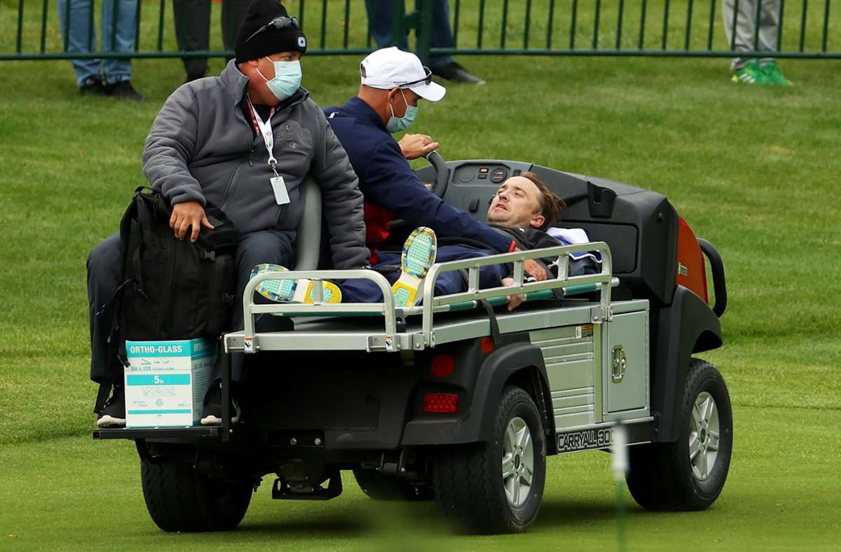Tom Felton ist beim Promigolf zusammengebrochen. Foto: AFP/Andrew Redington