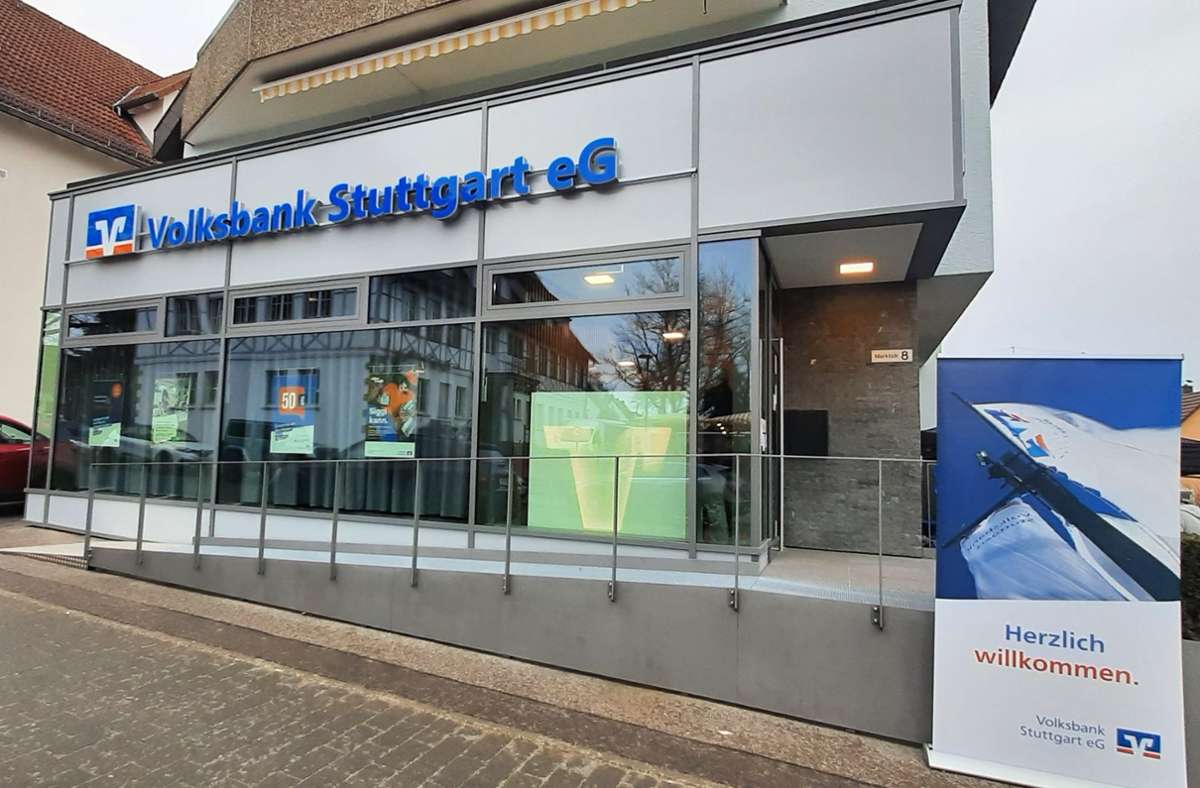 Die Volksbank Stuttgart hat die Räume an der Marktstraße 8 für etwa 500 000 Euro modernisieren lassen. Foto: Volksbank Stuttgart
