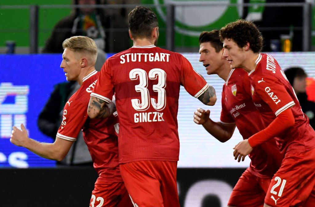 Der VfB Stuttgart holt ein Unentschieden dank des Treffers von Mario Gomez. Foto: dpa