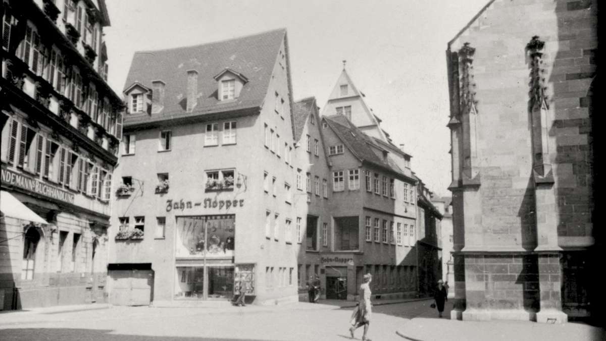 Traditionsgeschäfte in Stuttgart 1942: Als der Name Nopper an der Wand hing