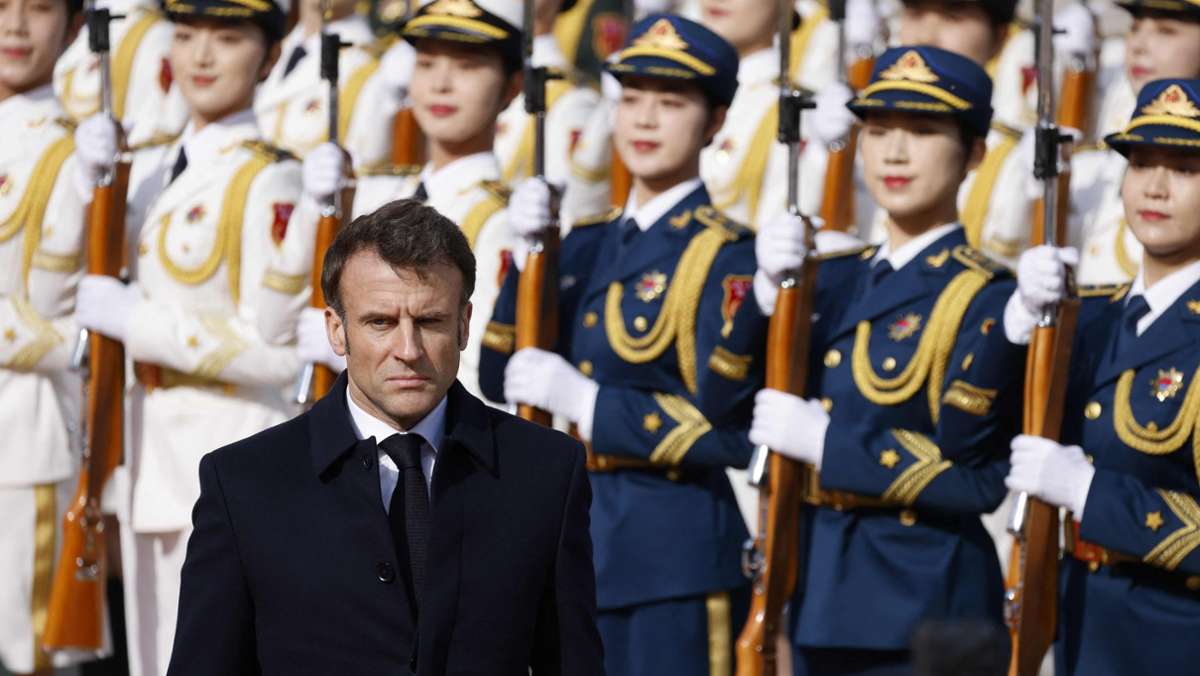 Macron und von der Leyen  bei Xi: Europa spricht in Peking mit mehreren  Stimmen