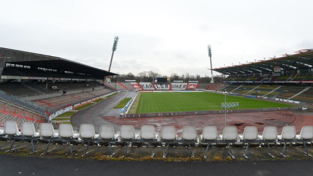 Ein Dach fehlt: KSC droht Lizenzverweigerung für die 2. Bundesliga