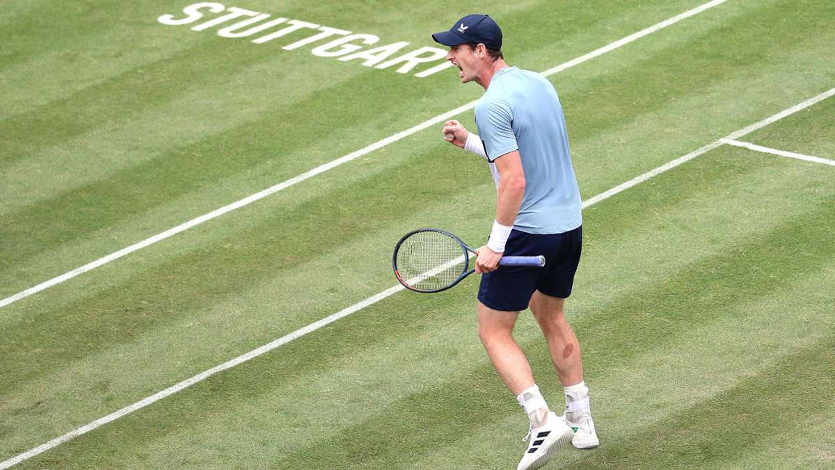 Boss Open in Stuttgart: Andy Murray nach Leistungssteigerung im Achtelfinale