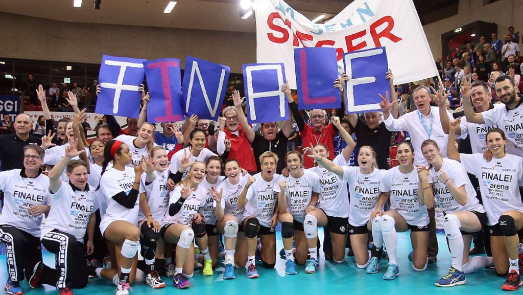 Volleyball – Allianz MTV Stuttgart: Ab ins Finale – ohne den Sportchef