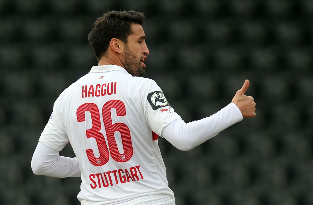 Im Dress des VfB: Karim Haggui lief für die Stuttgarter in der Bundesliga neunmal auf. Foto: Baumann
