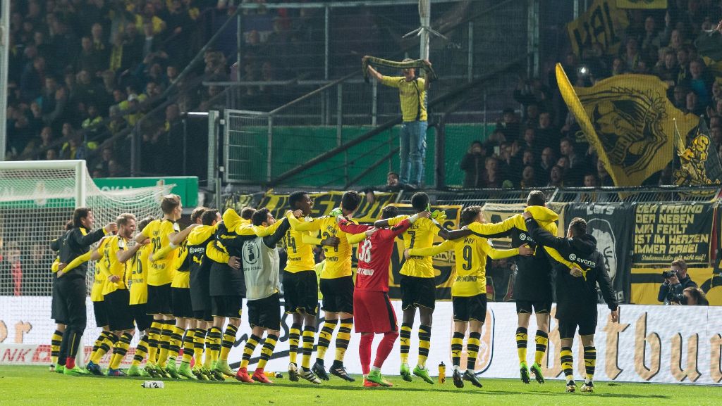 DFB-Pokal: BVB bezwingt Pokalschreck Lotte 3:0