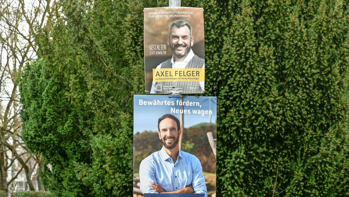 Bürgermeisterwahl in Korntal-Münchingen: Wahlwerbung mit Beigeschmack