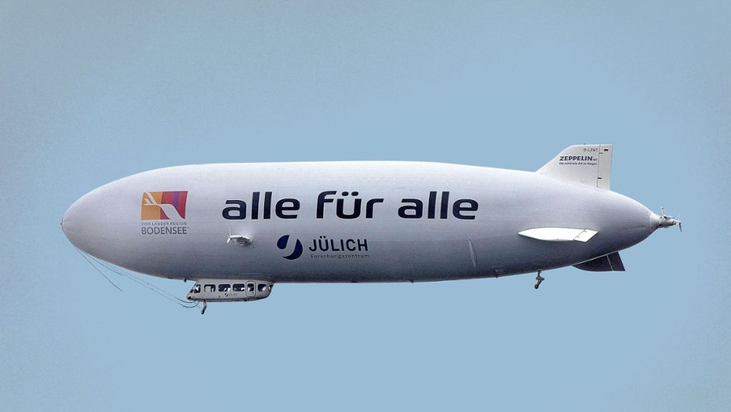 Groß angelegte Aktion: Zeppelin untersucht Luftqualität in Stuttgart