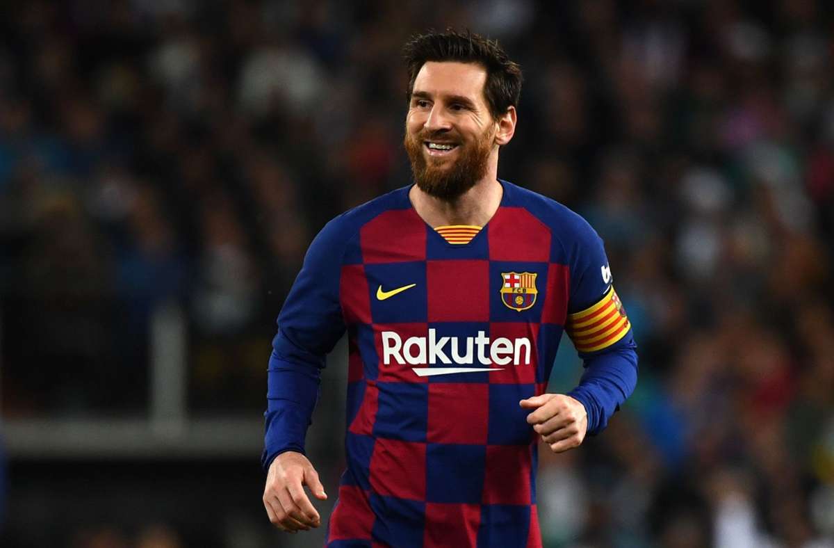 1. Platz: Da kann er wieder lachen: Lionel Messi ist mit einem Rating von 93, wie auch schon in FIFA 20, der beste Spieler im Spiel. Foto: AFP