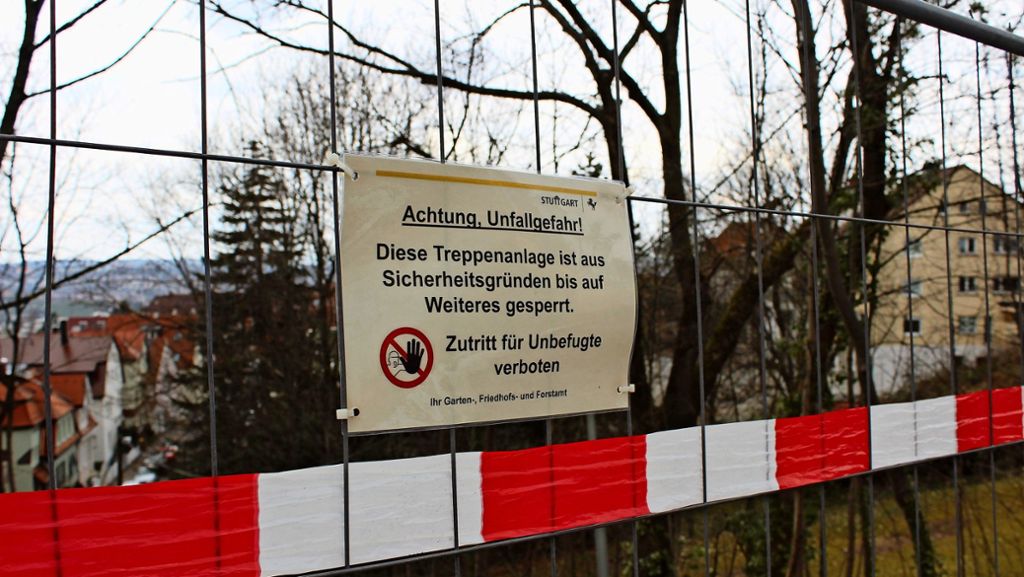Stuttgart-Degerloch: Nach Beschwerden bessert Stadt an  Haigst-Treppe nach