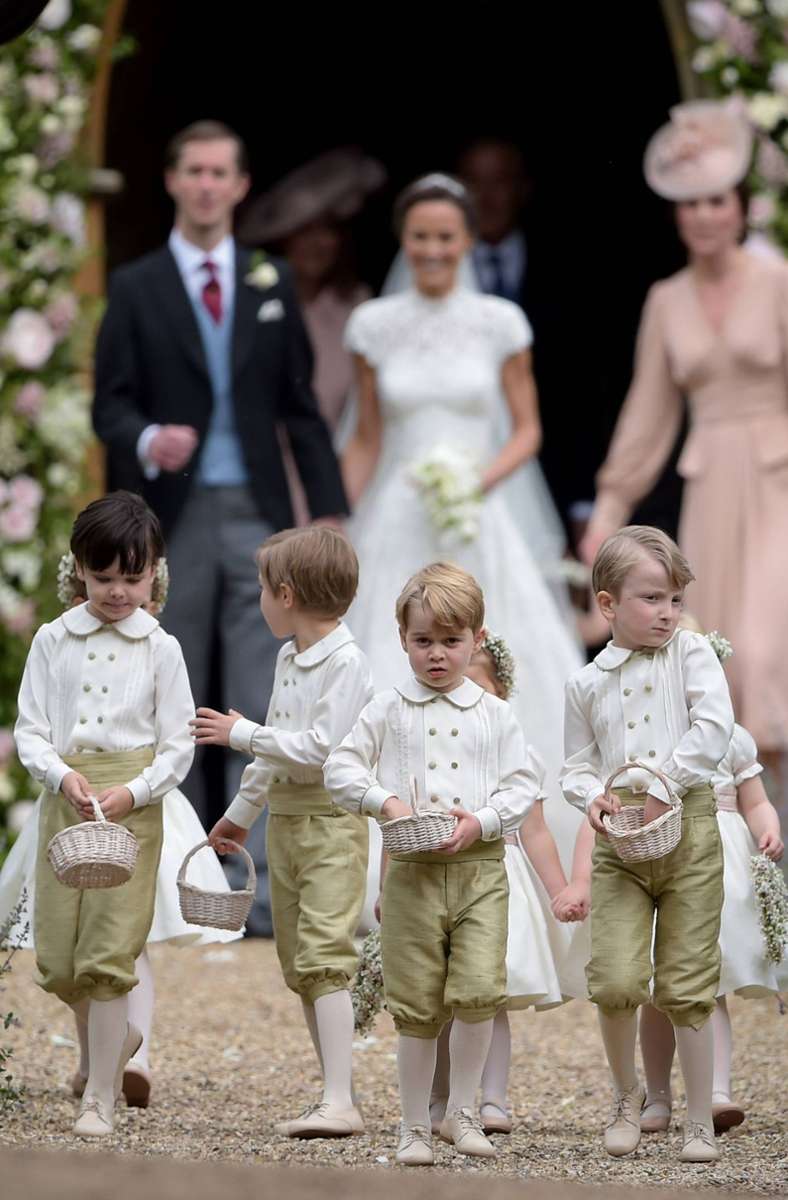 Bei der Hochzeit seiner Tante Pippa Middleton...