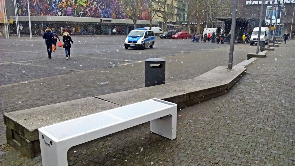 Projekt in S-Mitte: Eine intelligente Sitzbank für die Königstraße