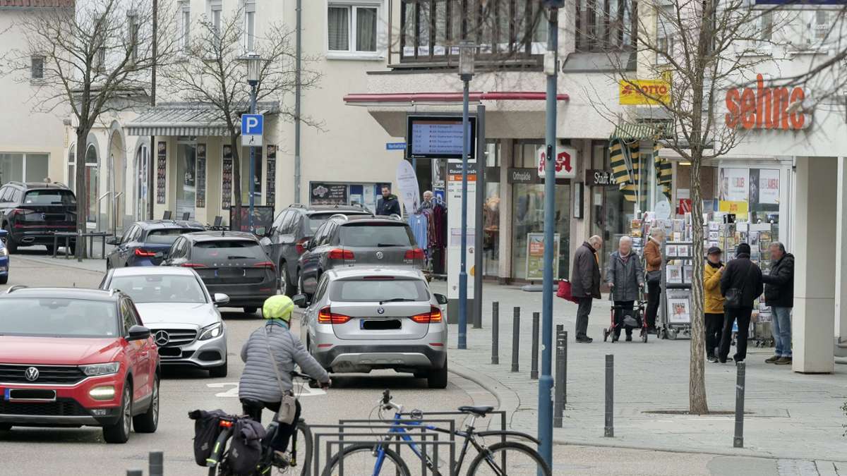 Verkehr in Ditzingen: Wird die Marktstraße zur Fußgängerzone?