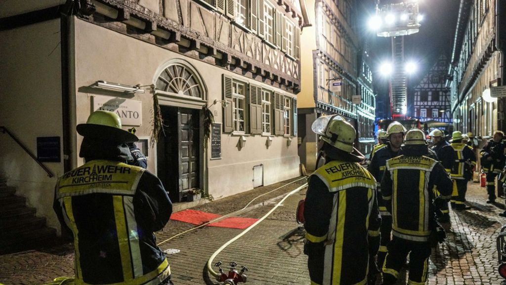 Brand in Kirchheimer Restaurant: Incanto wird Raub der  Flammen