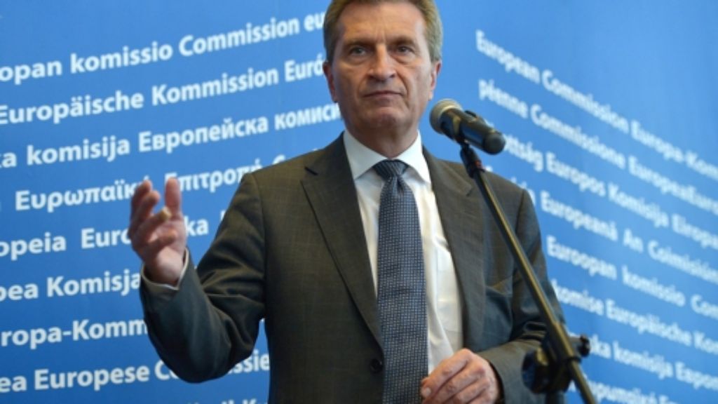 Gaslieferungen aus Russland: Ernergiekommissar Oettinger ist besorgt