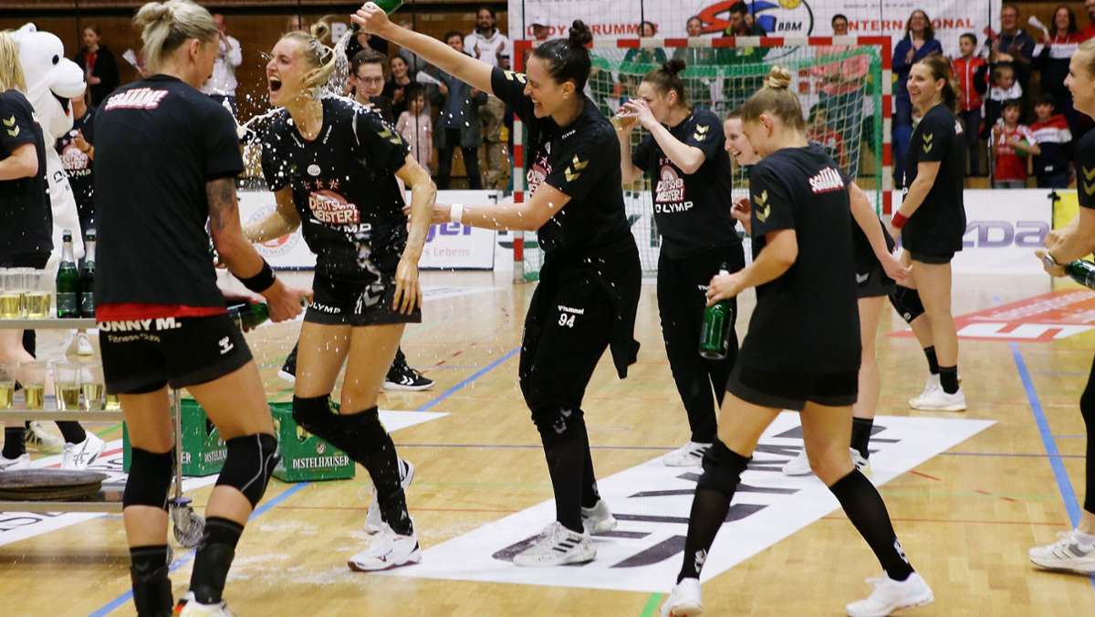SG BBM Bietigheim: Bietigheimer Handballerinnen zum dritten Mal deutscher Meister