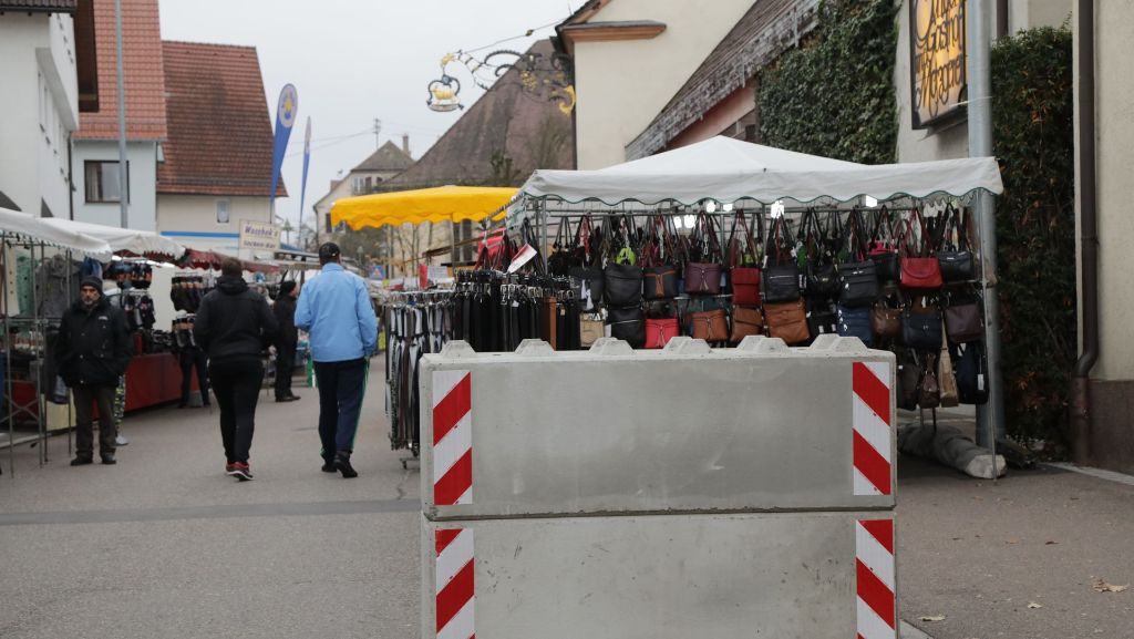 Betonschutz in Stetten: Ein Bollwerk schützt den Martinimarkt