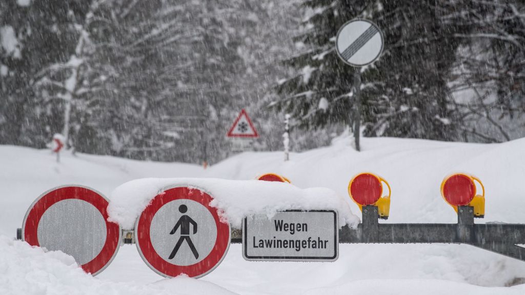 Lawinengefahr in Bayern: Warnung vor Lawinen in den Alpen