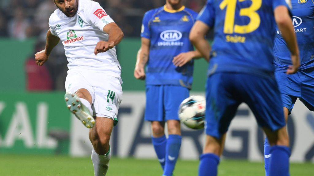 Werder Bremen gegen Atlas Delmenhorst : Ausschreitungen nach DFB-Pokalspiel - Polizisten verletzt