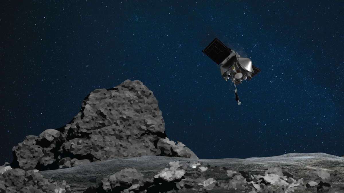  Nach vierjähriger Reise durchs All war die Raumsonde „Osiris-Rex“ im Oktober 2020 auf dem Asteroiden Bennu gelandet. Der Roboter der US-Weltraumbehörde Nasa sammelte während des nur wenige Sekunden dauernden Aufenthalts Gesteins- und Staubproben ein. Jetzt macht sich „Osirix-Rex“ auf dem Heimweg zur Erde. 