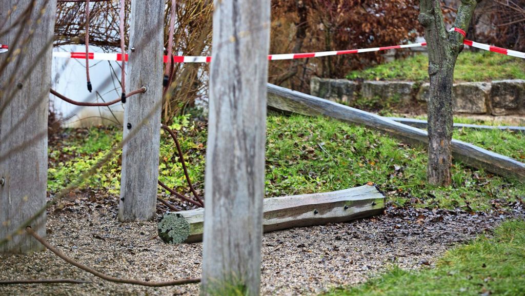 Ostfildern: Vorwürfe nach Unglück auf Kinderspielplatz