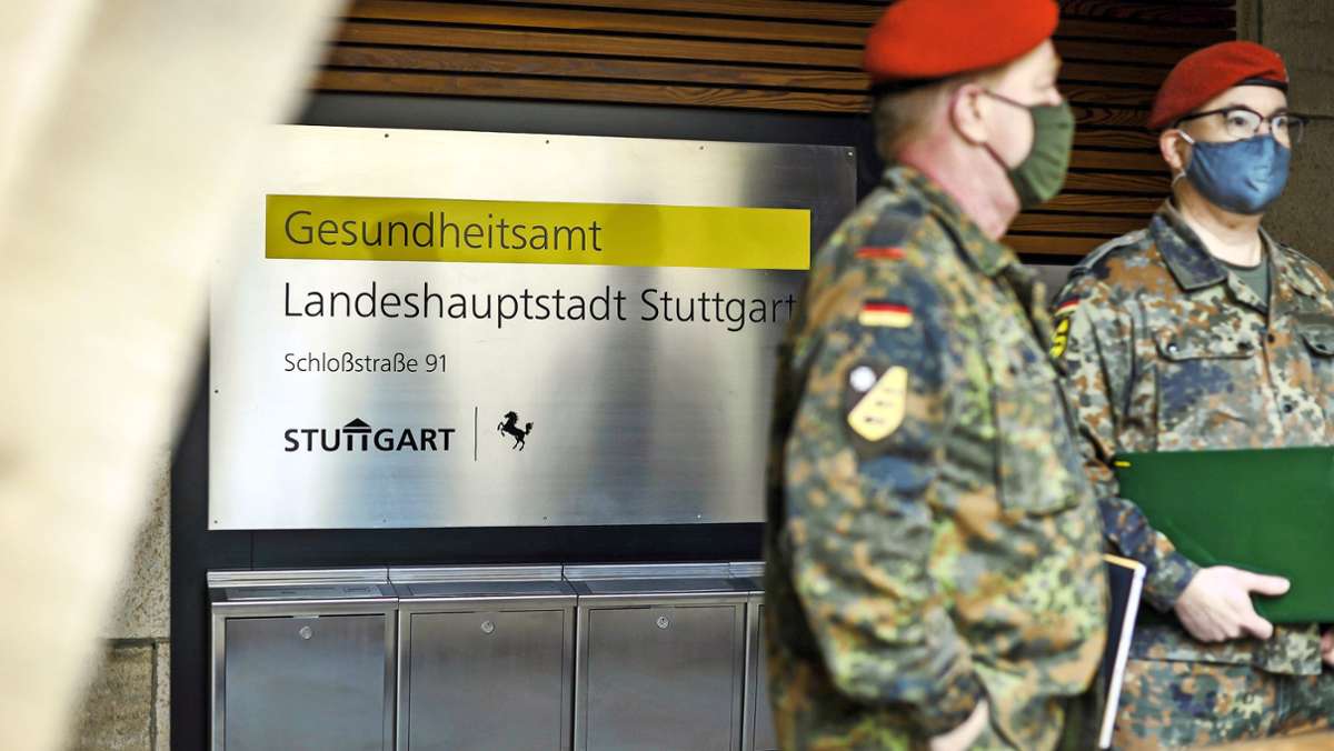 Erneut Einsatz gegen die Pandemie Stuttgart: Inzidenz steigt über 100 –  Bundeswehr hilft wieder mit