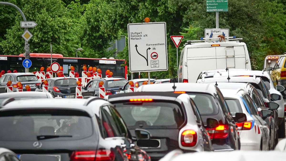 Verkehr in Ludwigsburg: Mega-Baustelle  nervt viele Autofahrer