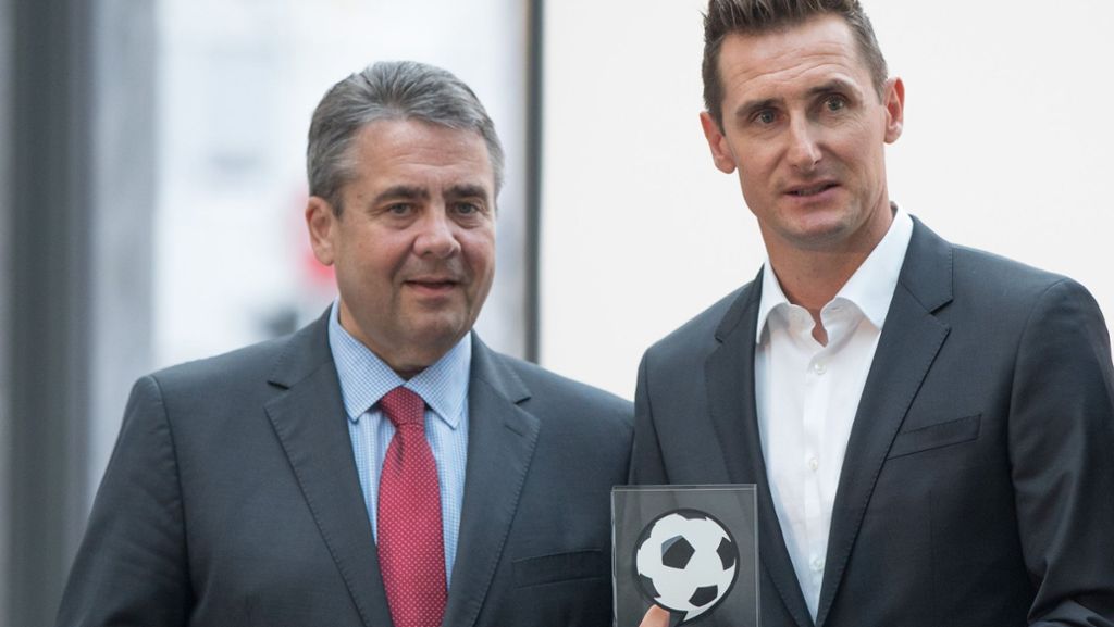 Auszeichnung für DFB-Rekordtorschützen: Klose ist Deutscher Fußball Botschafter