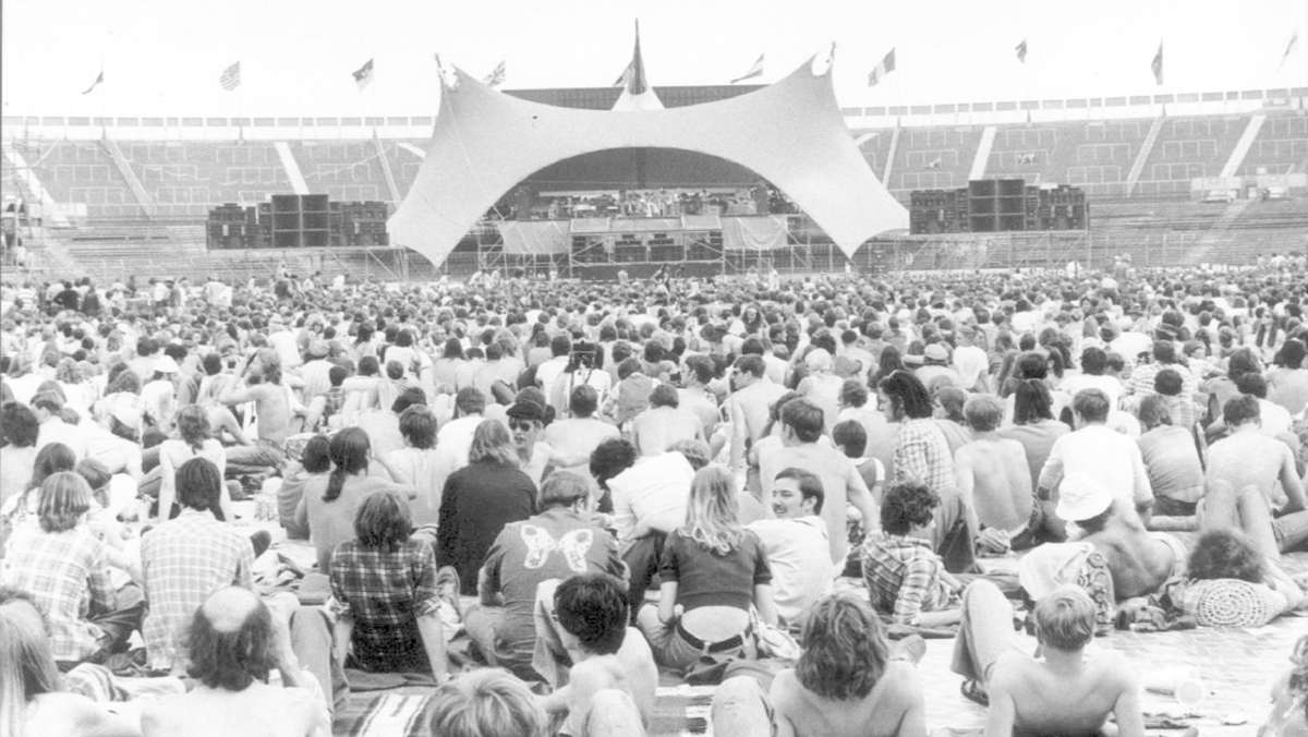 Aus dem Archiv der Stuttgarter Zeitung: Die Rolling Stones spielen 1976 im Neckarstadion