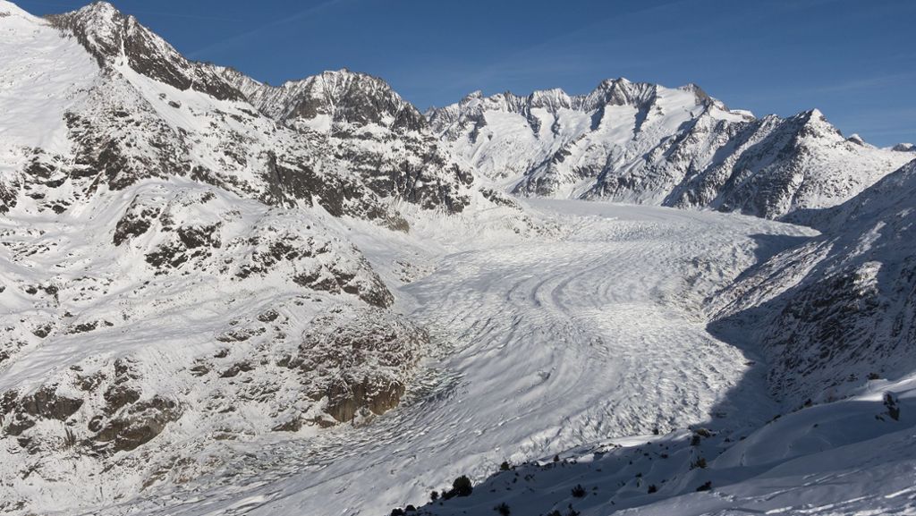 Klimawandel in den Alpen: Aletschgletscher schwindet in dramatischem Tempo