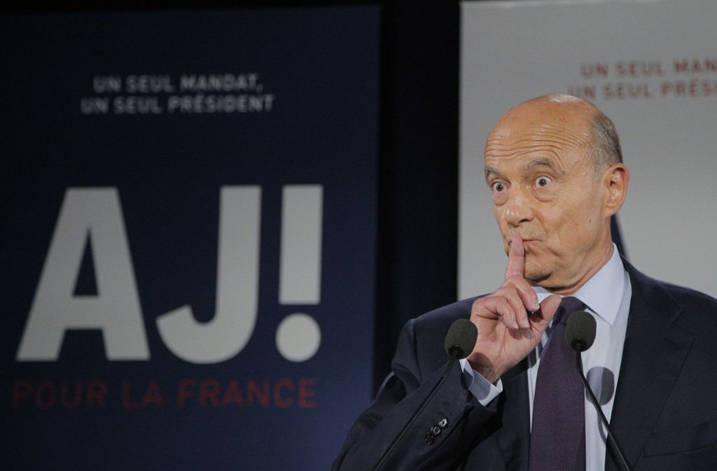 Alain Juppé landete bei der Vorwahl der Konservativen auf dem zweiten Platz.